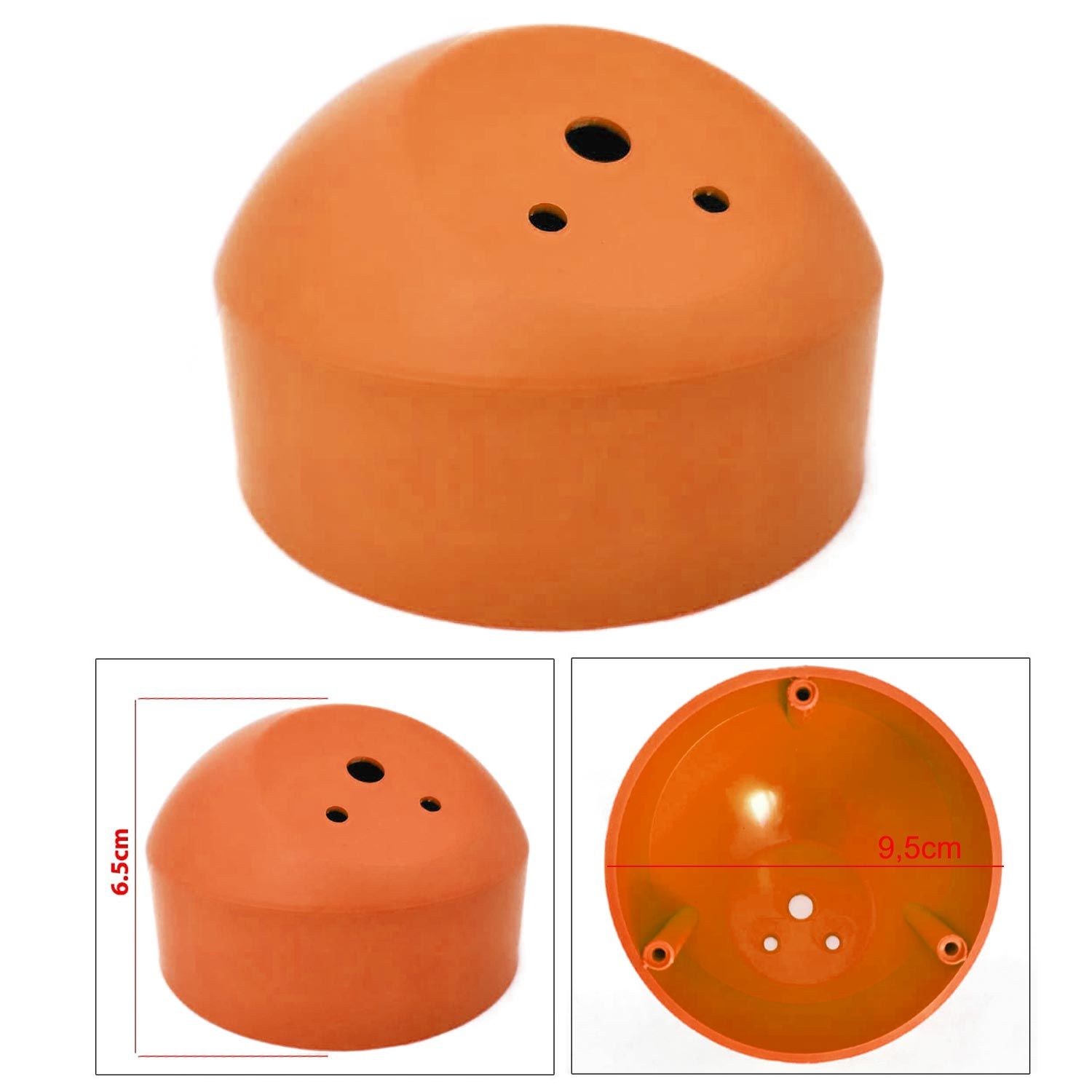 TWEETER DOME KABİN YUVASI 10CM TABANSIZ TURUNCU (2 ADET) POLAXTOR