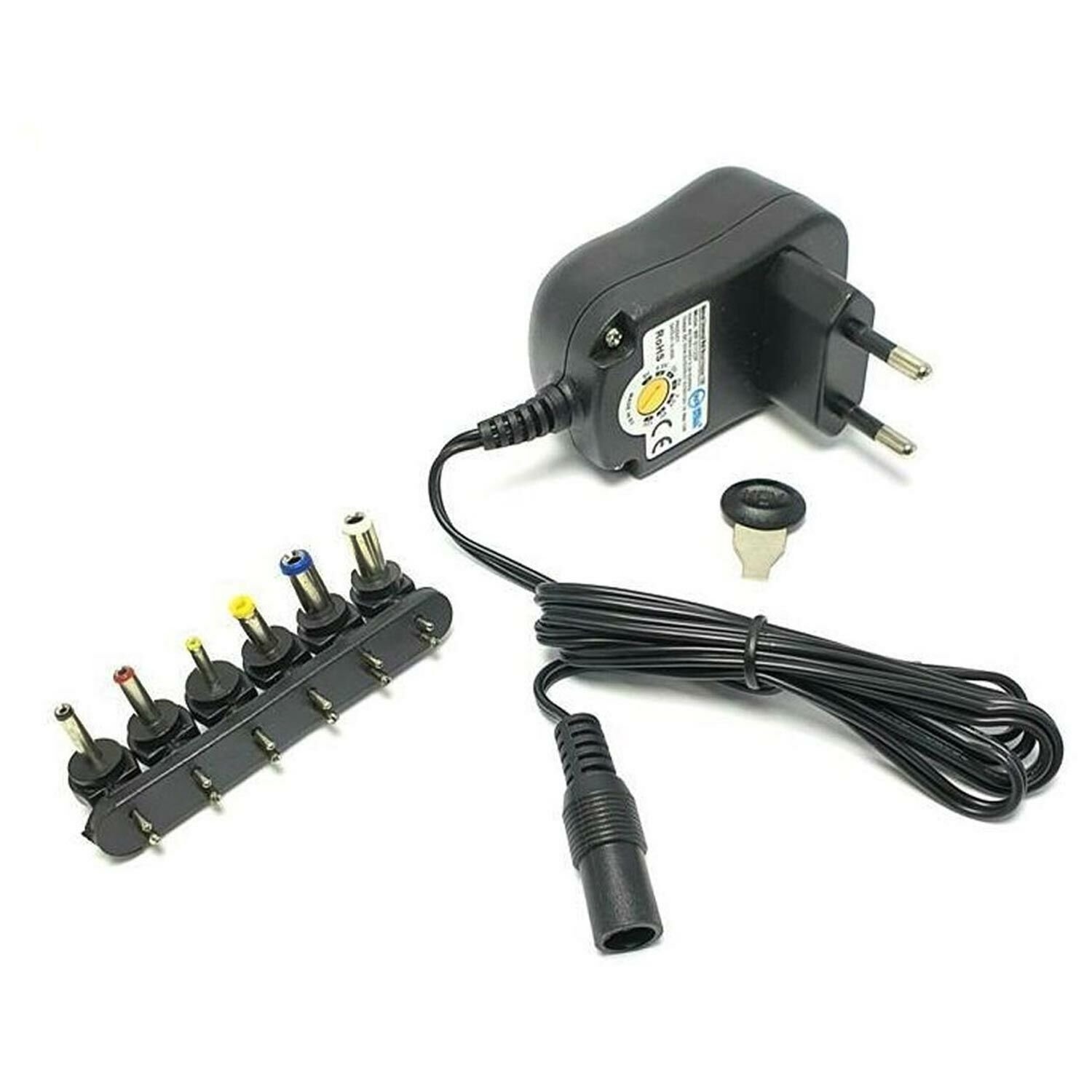 ADAPTÖR KADEMELİ 6 UÇLU 3V/12V 30W WELLPOWER WP-03123P