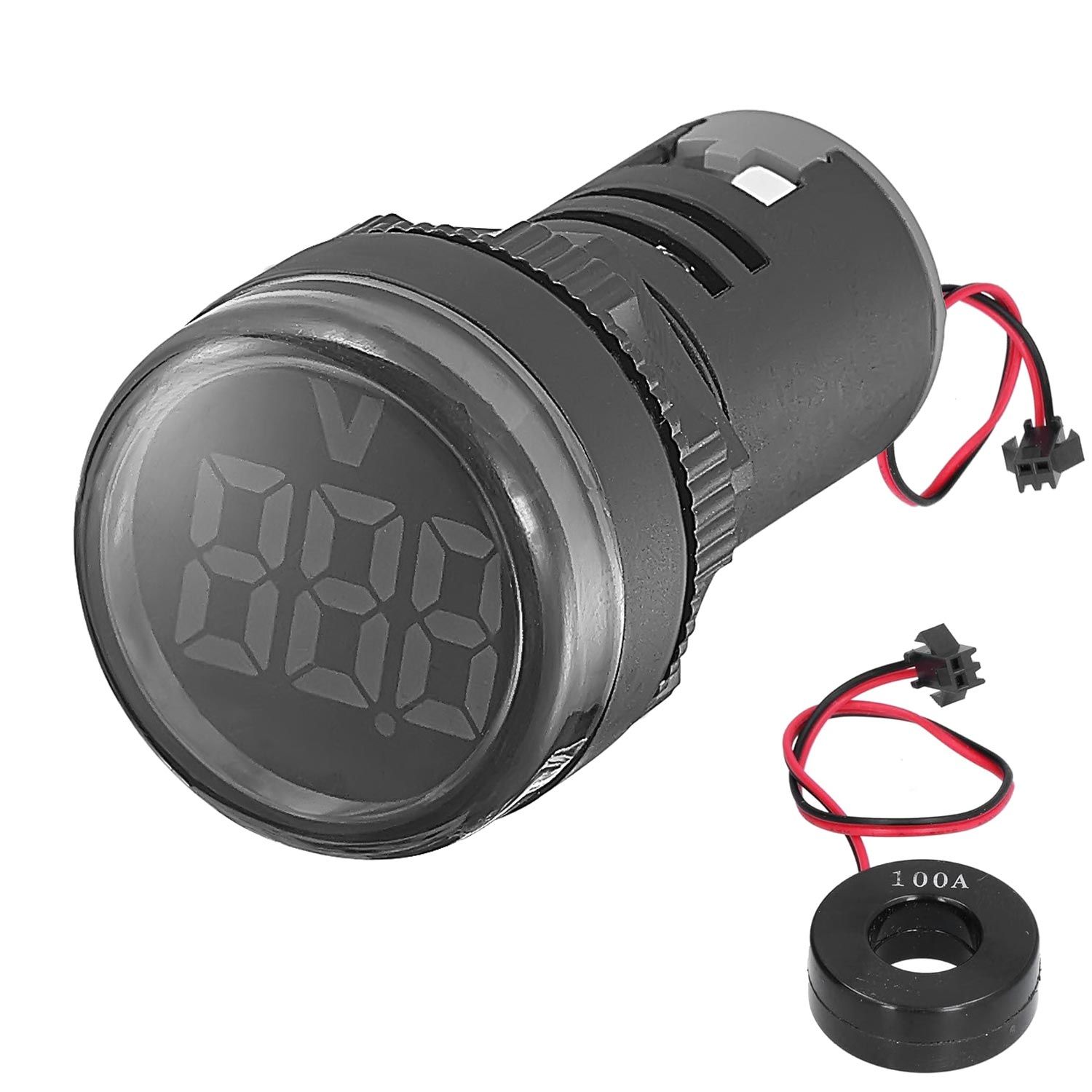 LED SİNYAL LAMBASI BEYAZ DİJİTAL AMPERMETRE 22MM JAMESON AD116-22DSA