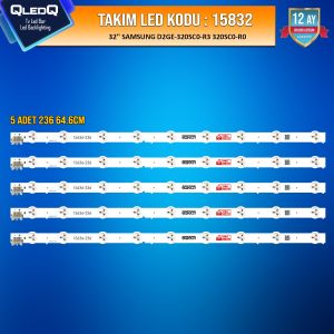 TAKIM LED-32 (5X236) 32 SAMSUNG D2GE-320SC0-R3 320SC0-R0 UE32F4000AW UE32F6100AW 2013SVS32H
