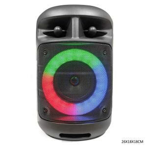 MÜZİK KUTUSU ŞARJLI BT/USB/SD/AUX/MIC/FM LEDLİ AM-402