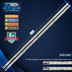 TAKIM LED-27 (1X501-1X502) 50 VESTEL ARÇELİK L-R TYPE 7020 V500H1 LS5 TLEM6 TREM6 TREM4 TLEM4