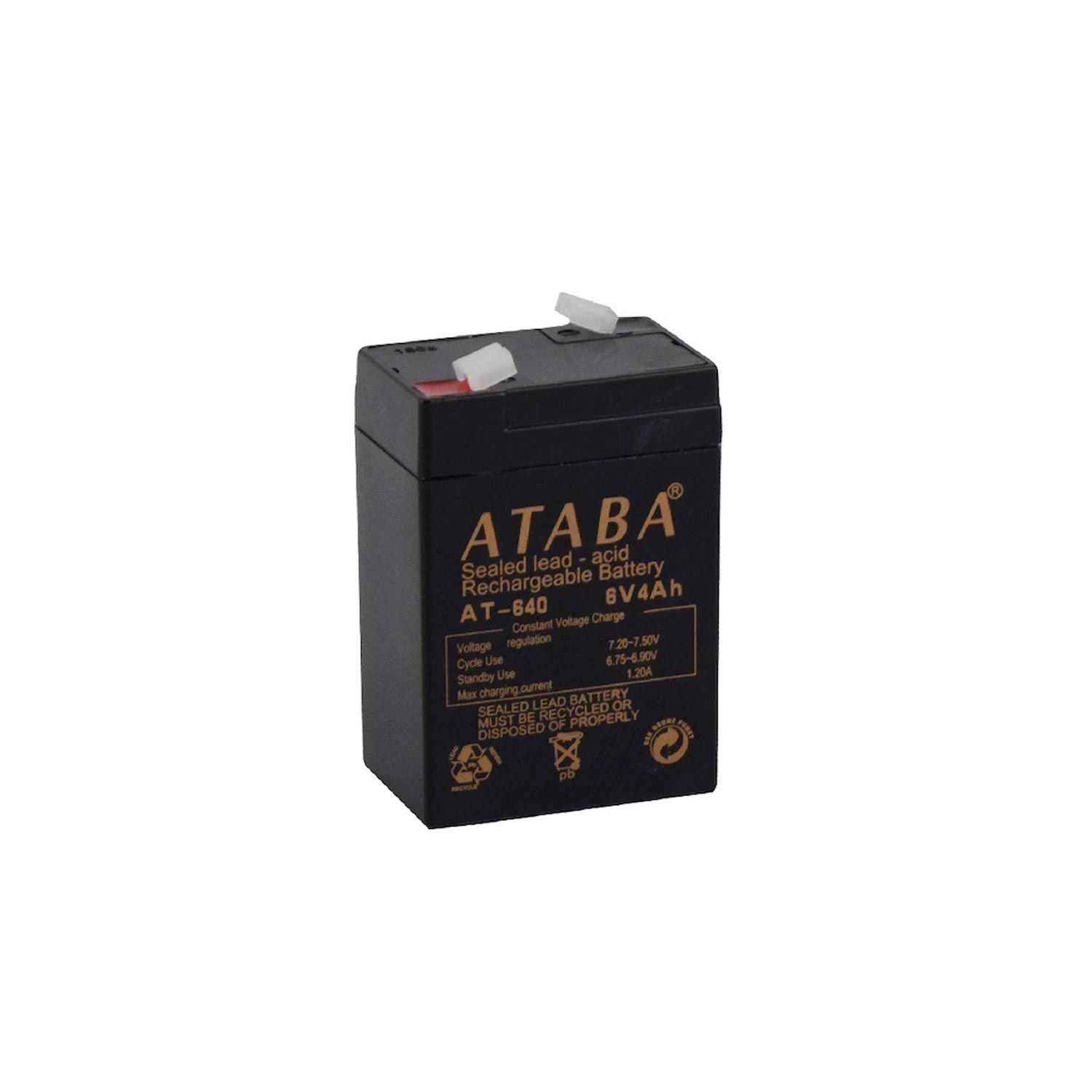 AKÜ 6V 4A (7X10X4.3CM) ATABA