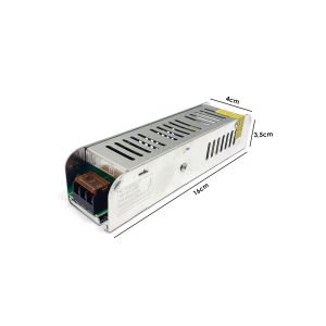 ADAPTÖR 12V 10A METAL KASA SLİM WATTBOX