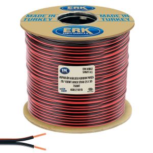 HOPARLÖR KABLOSU KORDON PARÇA 50/100MT ARASI 2X1.50 SİYAH 750MT CABLECABLE