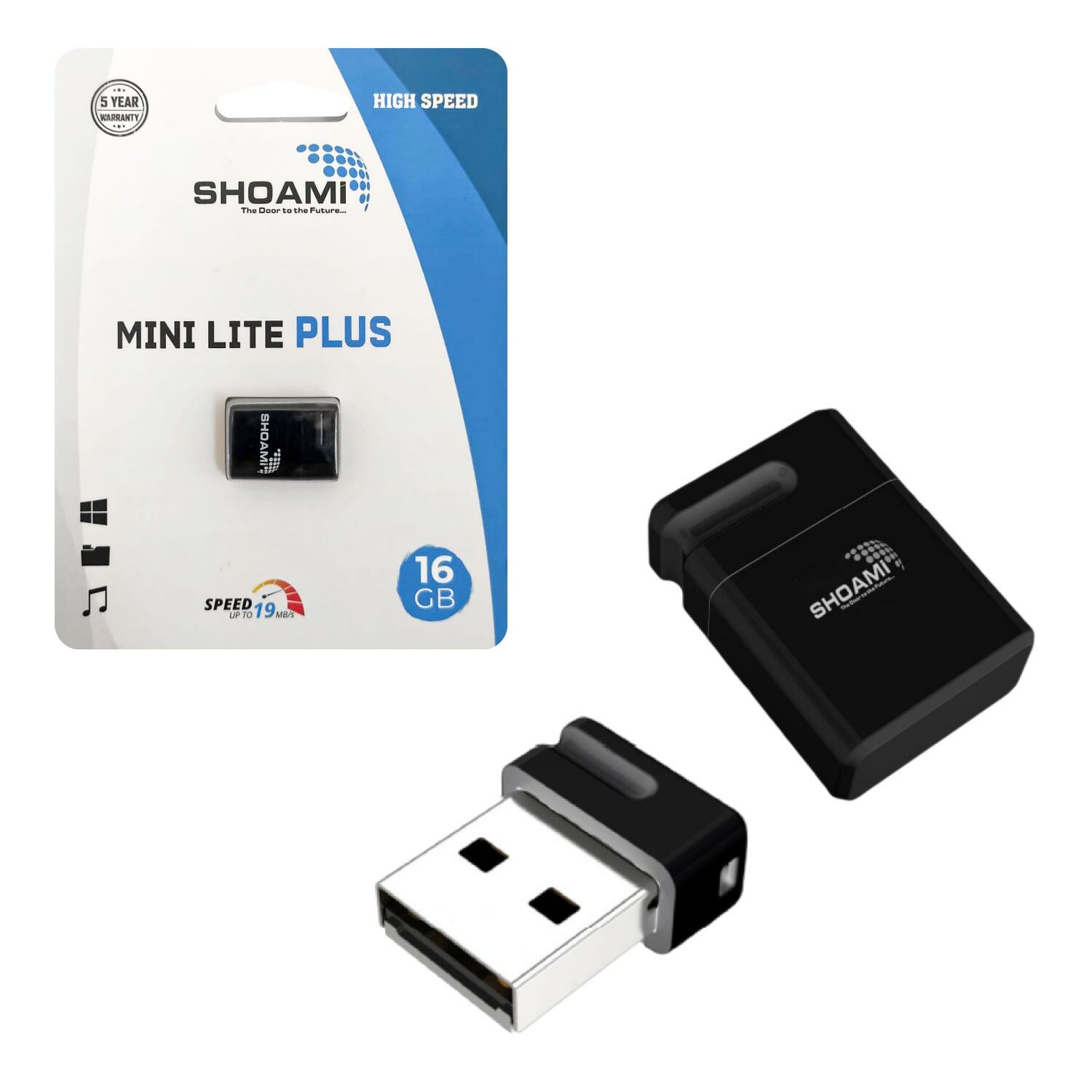 USB FLASH BELLEK 16GB MİNİ LITE PLUS SHOAMİ SH-UM16