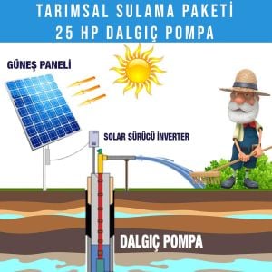 25HP DALGIÇ POMPA TARIMSAL SULAMA SİSTEMİ