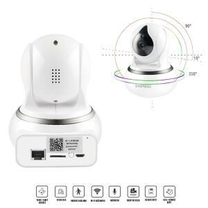 IP SMART WİFİ NETWORK GÜVENLİK KAMERASI 2.0MP 2.8/3.6MM EVEREST DF-800W