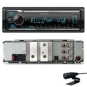 KENWOOD KMM-BT408 Oto Teyp 4X50 Watt Bluetooth Mobil Aplikasyon Usb Sd Aux Fm