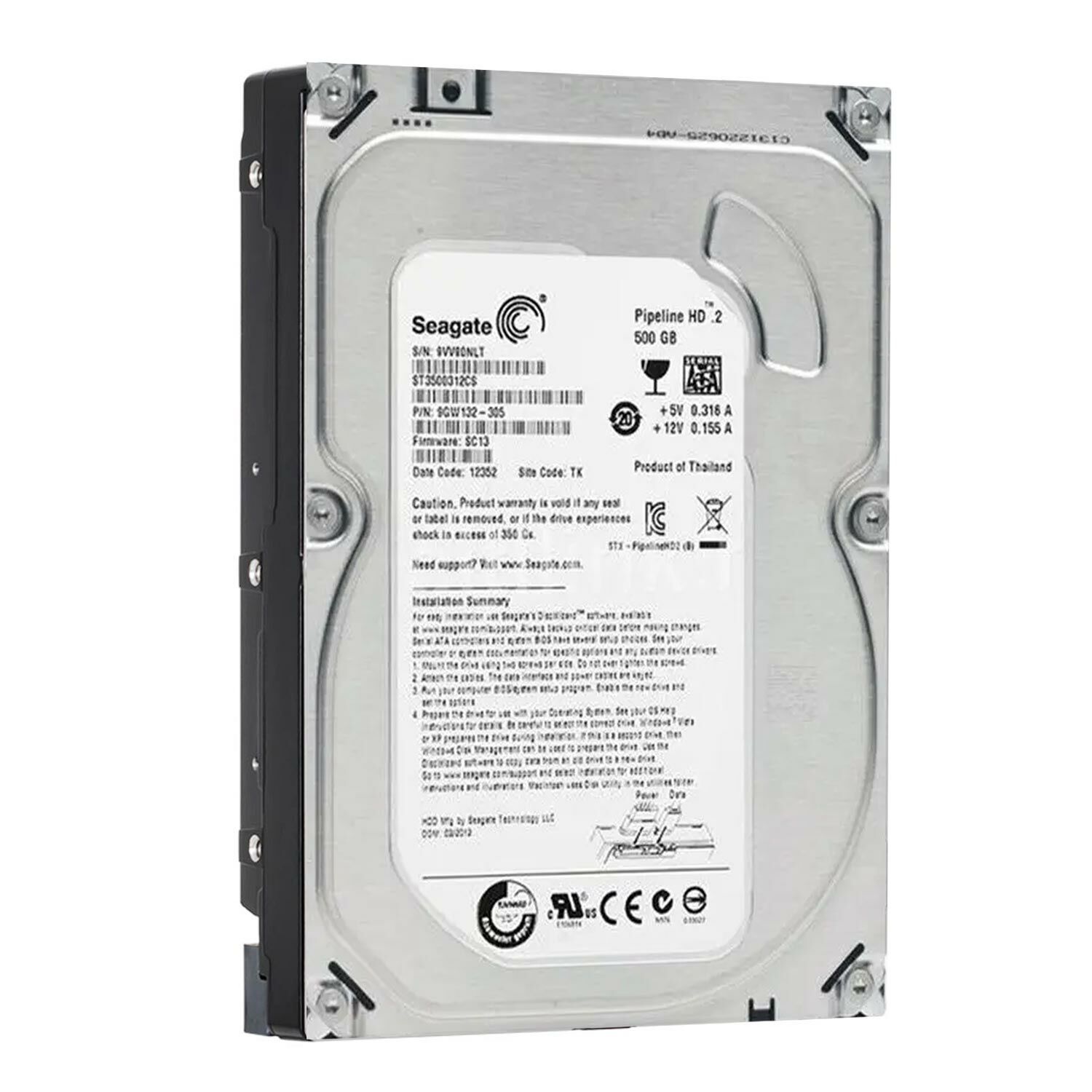 HARDDİSK 500GB 5900RPM SATA2 64MB SEAGATE