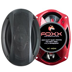 FOXX FX-CX69 Oto Midrange Oval 6X9 İnç 900 Watt Tweeterli Kapaklı 2 Adet