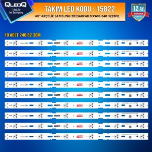 TAKIM LED-22 (10X246) 48 SAMSUNG ARÇELİK 2013ARC48 3228N1 ZCA606 A48LB5433 A48 LB6436 A48LB6436 B48LW5433 LSC480HN05