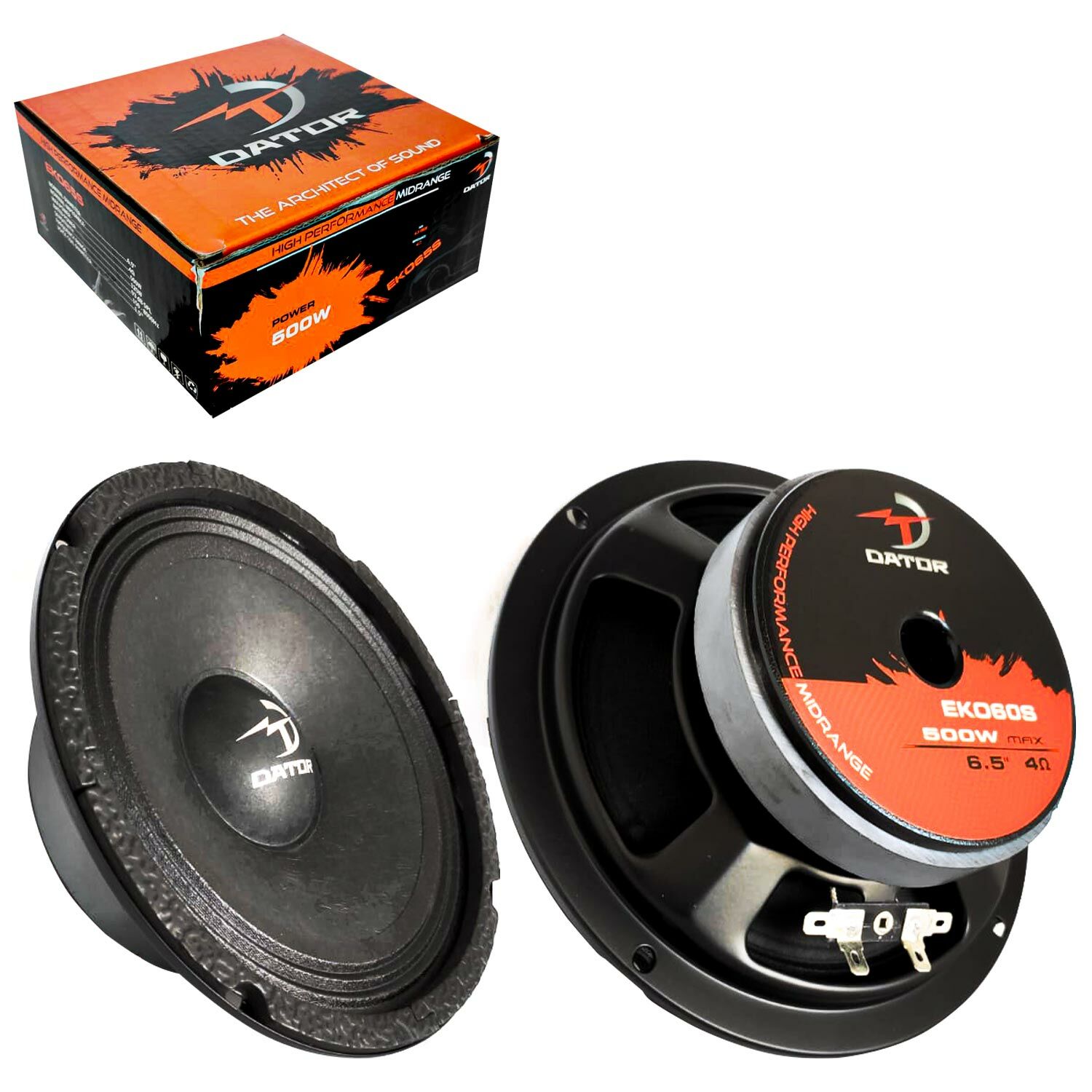 DATOR EKO60S Oto Midrange 16cm 500 Watt 2 Adet