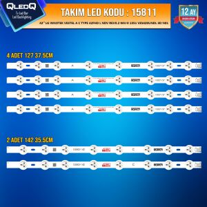 TAKIM LED-11 (4X127-2X142) 42 LG INNOTEK VESTEL A C TYPE 42FHD 42FA5100 4LG 42FHD-L NDV REV 0.3
