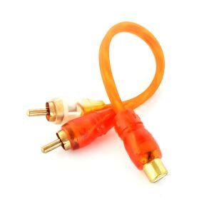 ANFİ Y KABLO 2 ERKEK 1 DİŞİ 20CM SİLİKON