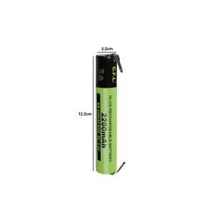 ŞARJLI SÜPÜRGE PİL 3.6V 2200MAH PUNTALI Nİ-CD CFL