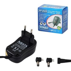 ADAPTÖR SWITCH MODE 12V 600MAH ATABA AT-2120