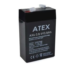 AKÜ 6V 2.8A (6.5X9.5X3.5CM) ATEX