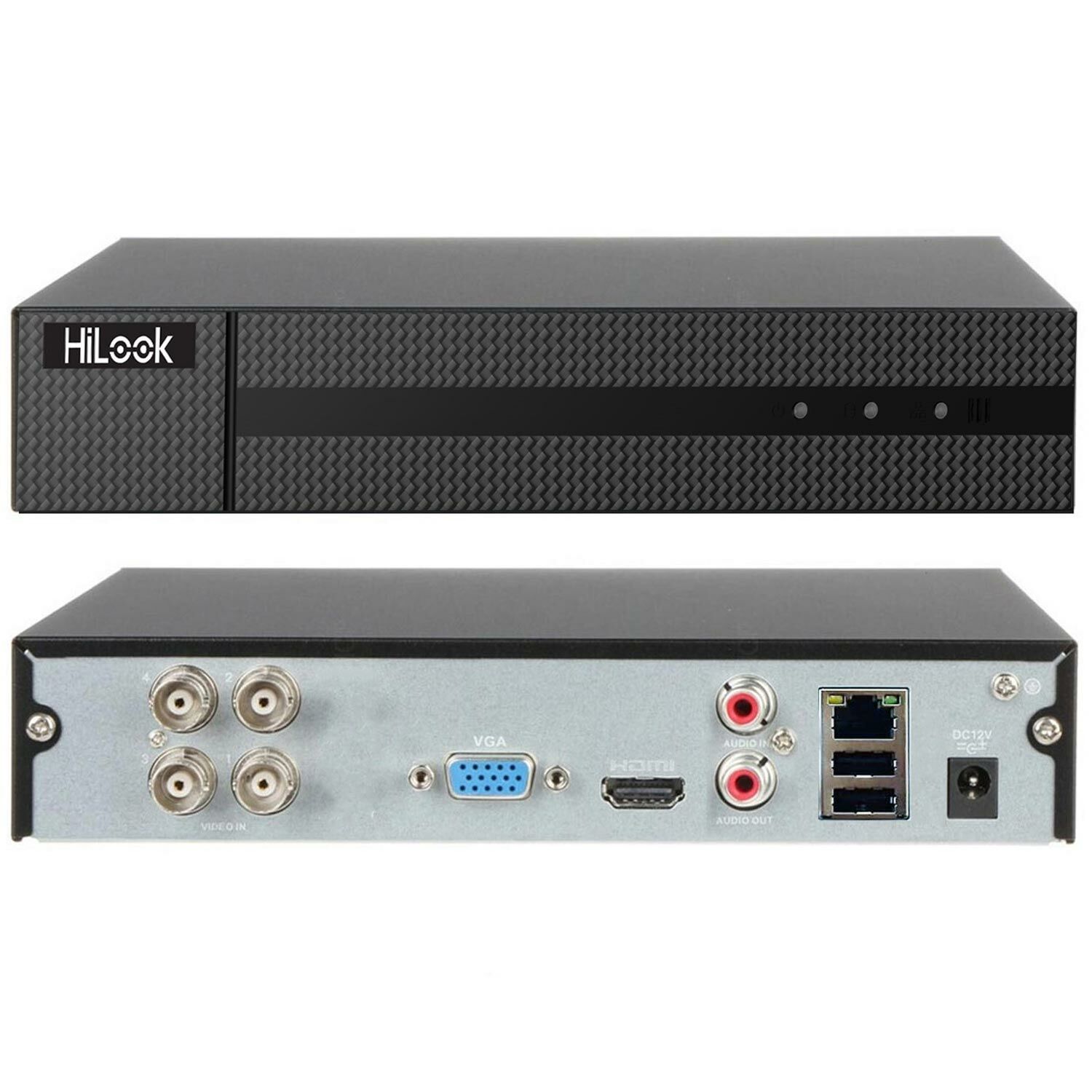 KAYIT CİHAZI AHD DVR 4 KANAL 2MP 1080P H265 HD TVI AHD CVI CVBS HILOOK DVR-204G-K1