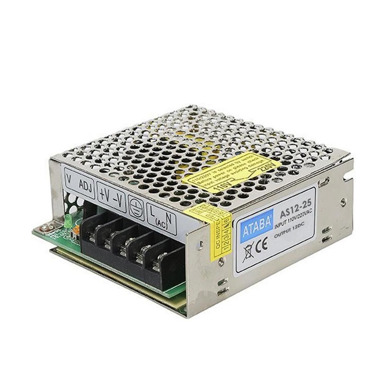 ADAPTÖR 12V 2A 25W METAL KASA ATABA AS12-25