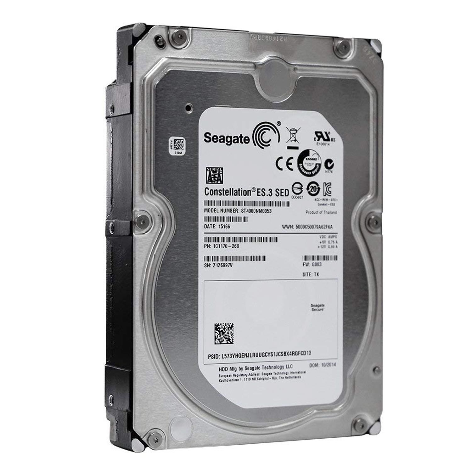 GÜVENLİK HARDDİSK 4TB 7/24 7200RPM SATA2 64MB SEAGATE CONSTELLATİON
