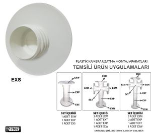 KAMERA DIŞ BAĞLANTI APARATI FLANŞ ERKEK RBOX EXS