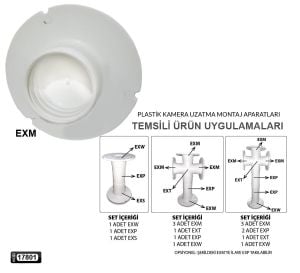 KAMERA DIŞ BAĞLANTI APARATI FLANŞ DİŞİ  RBOX EXM