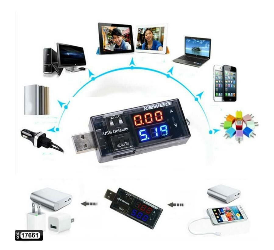 USB VOLT AMPER METRE TELEFON ŞARJ ÖLÇER