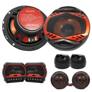 OTO MIDRANGE COMPONENT 16CM 120W KAPAKLI 2 ADET NAVİGOLD NG-6538