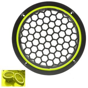 AZN Midrange Kapağı Neon Ledli 16cm Fosfor Yeşil 2 Adet