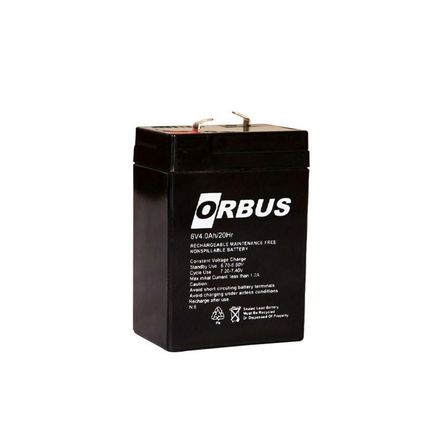 AKÜ 6V 4A (7X4.5X9.4CM) ORBUS