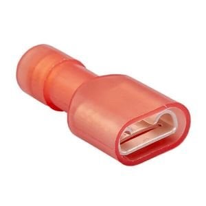 FASTON POLYAMİD KABLO UCU DİŞİ 0.50-1.50MM 0.8X6.35 KIRMIZI JAMESON JPFD-1638