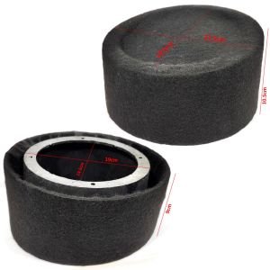 BOŞ KABİN 20CM YÜKSELTME SİYAH PLASTİK (2 ADET)