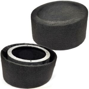 BOŞ KABİN 20CM YÜKSELTME SİYAH PLASTİK (2 ADET)