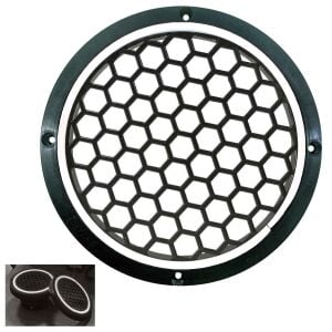POLAXTOR Midrange Kapağı Neon Ledli 16cm Beyaz 2 Adet