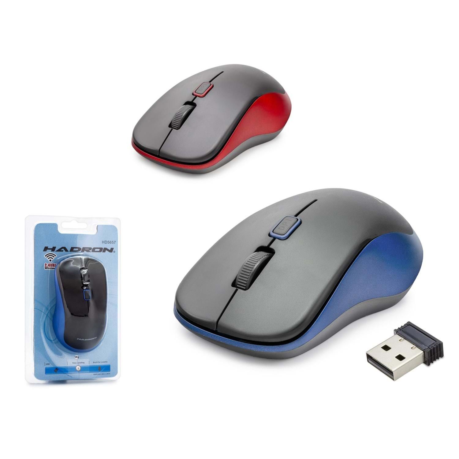 MOUSE KABLOSUZ WIRELESS 2.4GHZ HADRON HD-5657