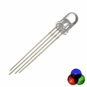 MANTAR LED DİYOT LAMBA 4 PİN 5MM RGB