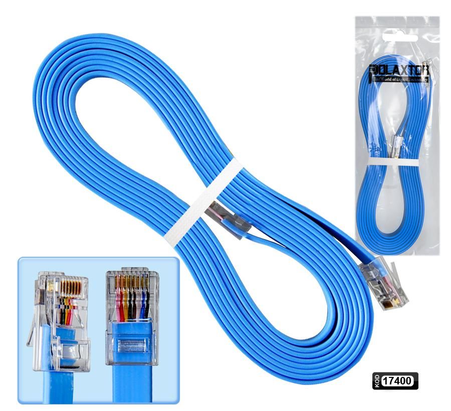 CAT6 PATCH NETWORK ETHERNET KABLO SLİM 5MT