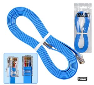 CAT6 PATCH NETWORK ETHERNET KABLO SLİM 5MT