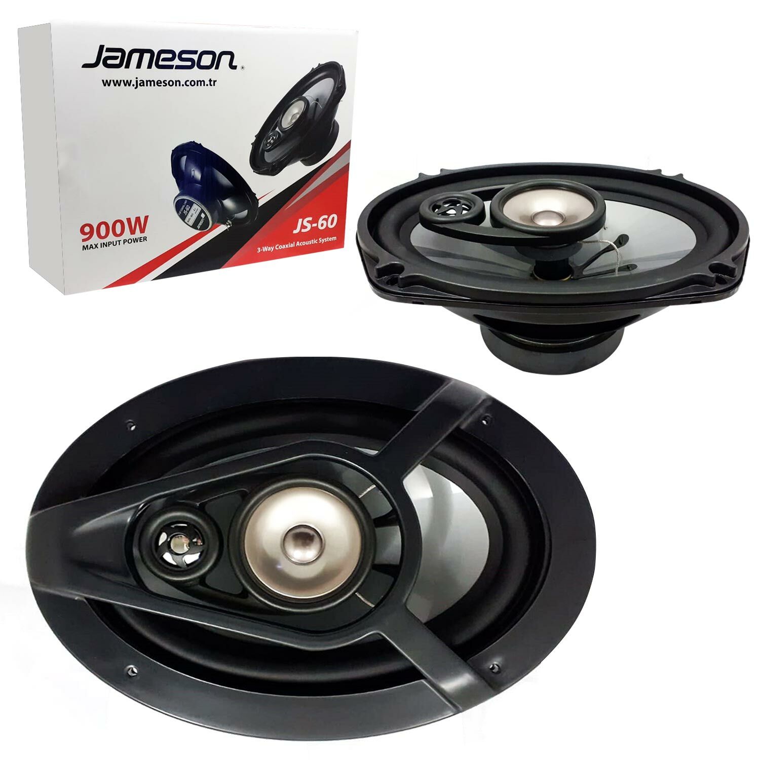 OTO HOPARLÖR OVAL 6X9 900W 2 ADET JAMESON JS-60