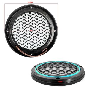 POLAXTOR Midrange Kapağı Neon Ledli 20cm Turkuaz 2 Adet