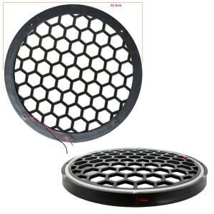 POLAXTOR Midrange Kapağı Neon Ledli 20cm Beyaz 2 Adet