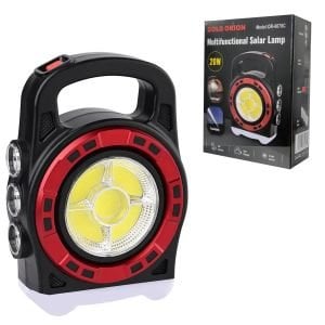 SOLAR KAMP LAMBASI ACİL DURUM IŞIĞI ŞARJLI LED+COB 20W HURRY BOLT HB-6678C