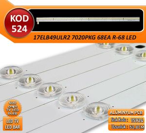 KOD-524 VESTEL 17ELB49ULR2 7020PKG 68EA R 53.8CM 68LED