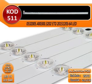 KOD-511 VESTEL 0532005.400300.3202 ETD 20151203 40.6CM 64LED