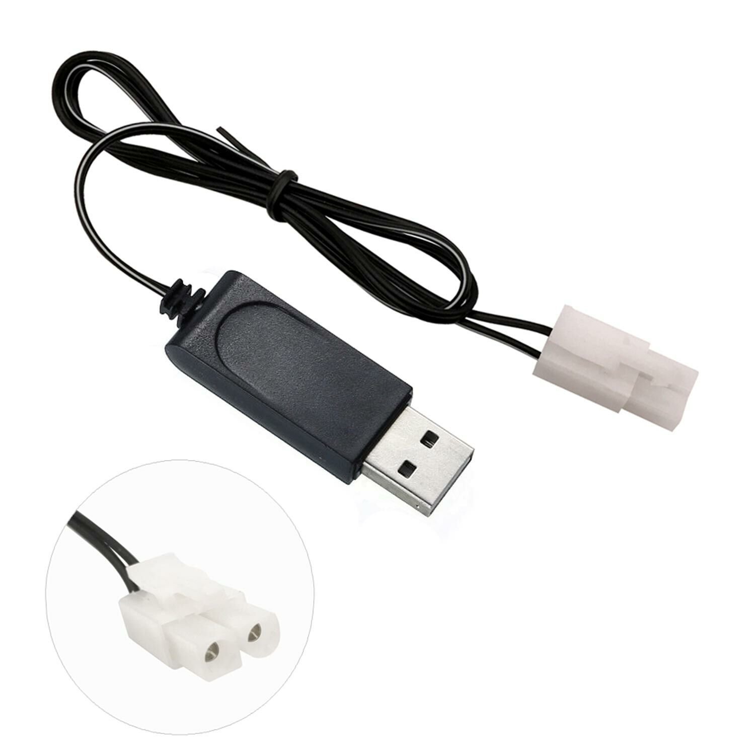 OYUNCAK PİLİ USB ŞARJI 4.8V 2 PİN BÜYÜK SOKET