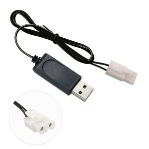 OYUNCAK PİLİ USB ŞARJI 4.8V 2 PİN BÜYÜK SOKET