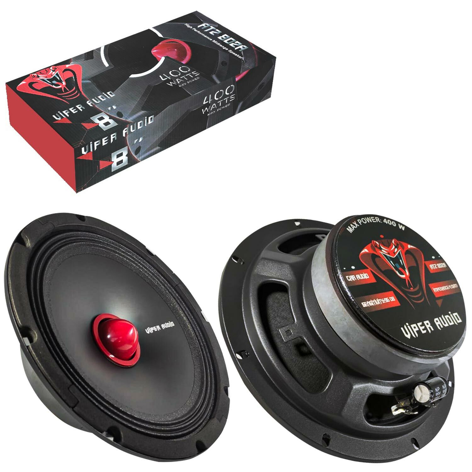 VİPER ATZ-802A Oto Midrange 20cm 400 Watt 2 Adet