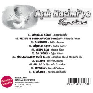 HAŞİMİ ASLIHAK TÜRKÜLERİ CD ALBÜM