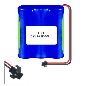 ŞARJLI OYUNCAK PİLİ ÜÇLÜ AA 3.6V 1150MAH EFCELL